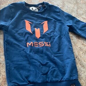 Kids Blue Sweatshirt MESSI VICTORY TRUI 6-8 years